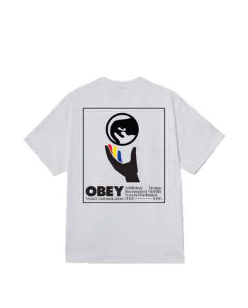 Obey Global Systems Tee White 165264303_WHT