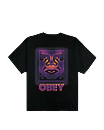 Obey Heat Map Icon Tee Black 168024356_BLK