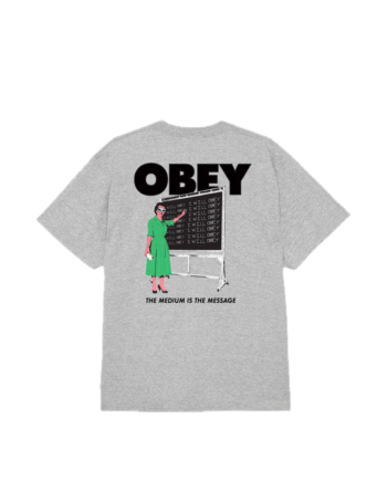 Obey I Will Classic Tee Heather Grey 165264349_GRY