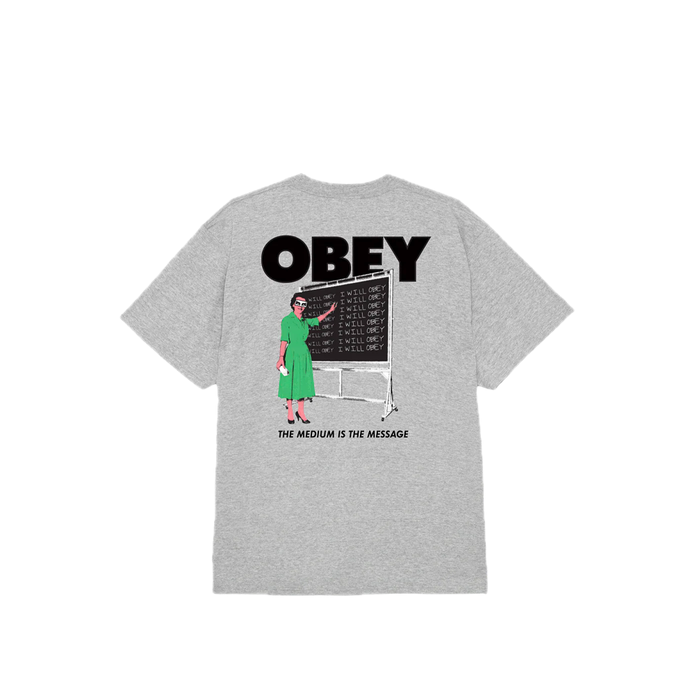 Obey I Will Classic Tee Heather Grey 165264349_GRY