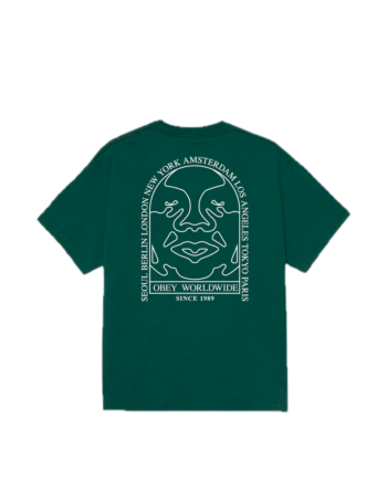 Obey Icon Arch Tee Rainforest 165264312_RNF