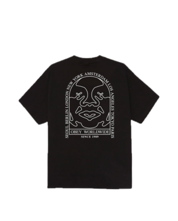 Obey Icon Arch Tee Black 165264312_BLK