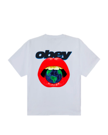 Obey Lips Tee White 168024359_WHT