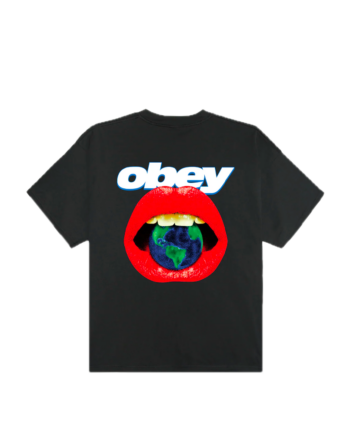Obey Lips Tee Vintage Black 168024359_VBK