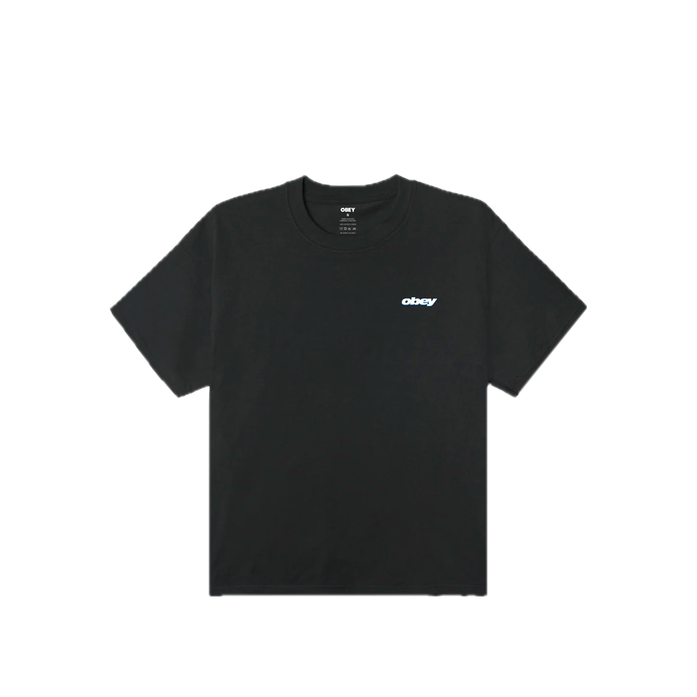 Obey Lips Tee Vintage Black 168024359_VBK