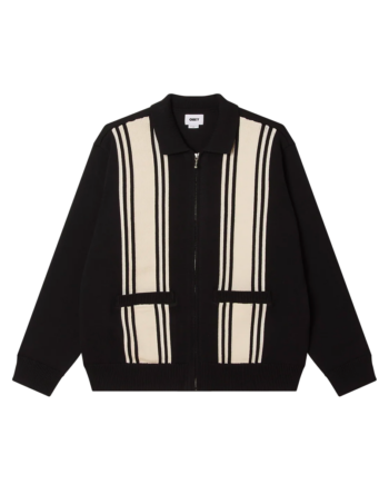 Obey Matt Zip Up Sweater Black Multi 151010046_BMT