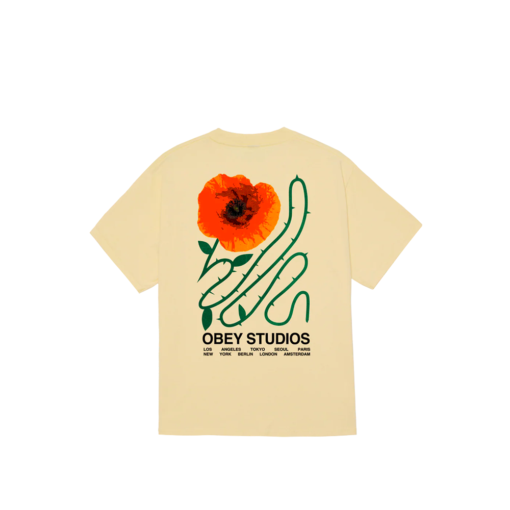 Obey Moves of Life Tee Pale Yellow 165264343_PYL