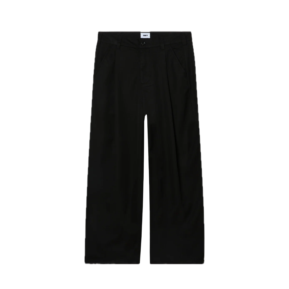 Obey Otis Pleated Pant Black 142020270_BLK