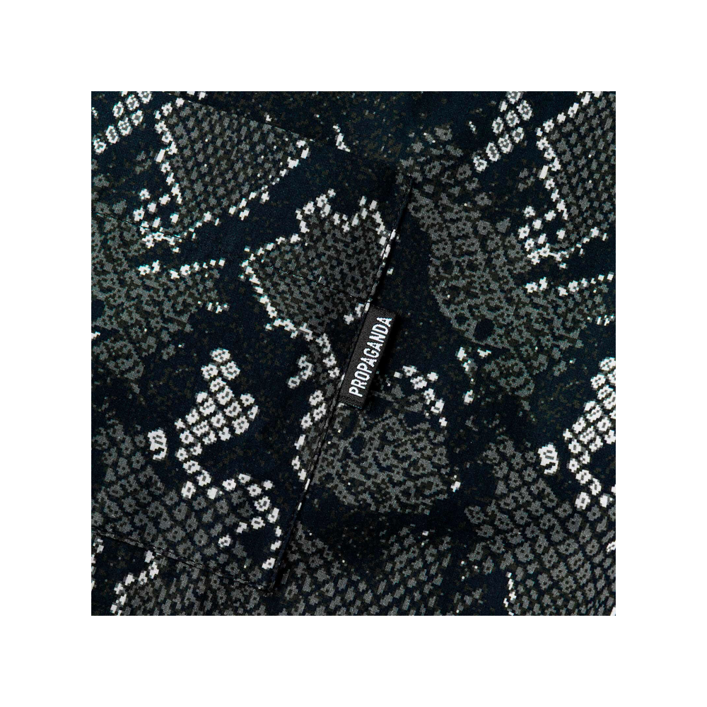 Propaganda Python Shirt Black 26SSPROU824
