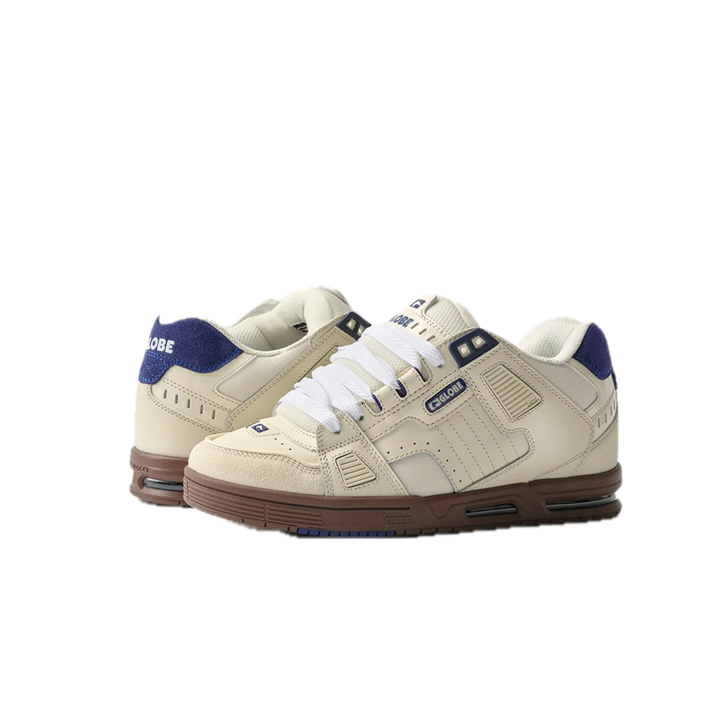 Globe Sabre Skate Shoes Antique White / Blue GBSABR_AWB