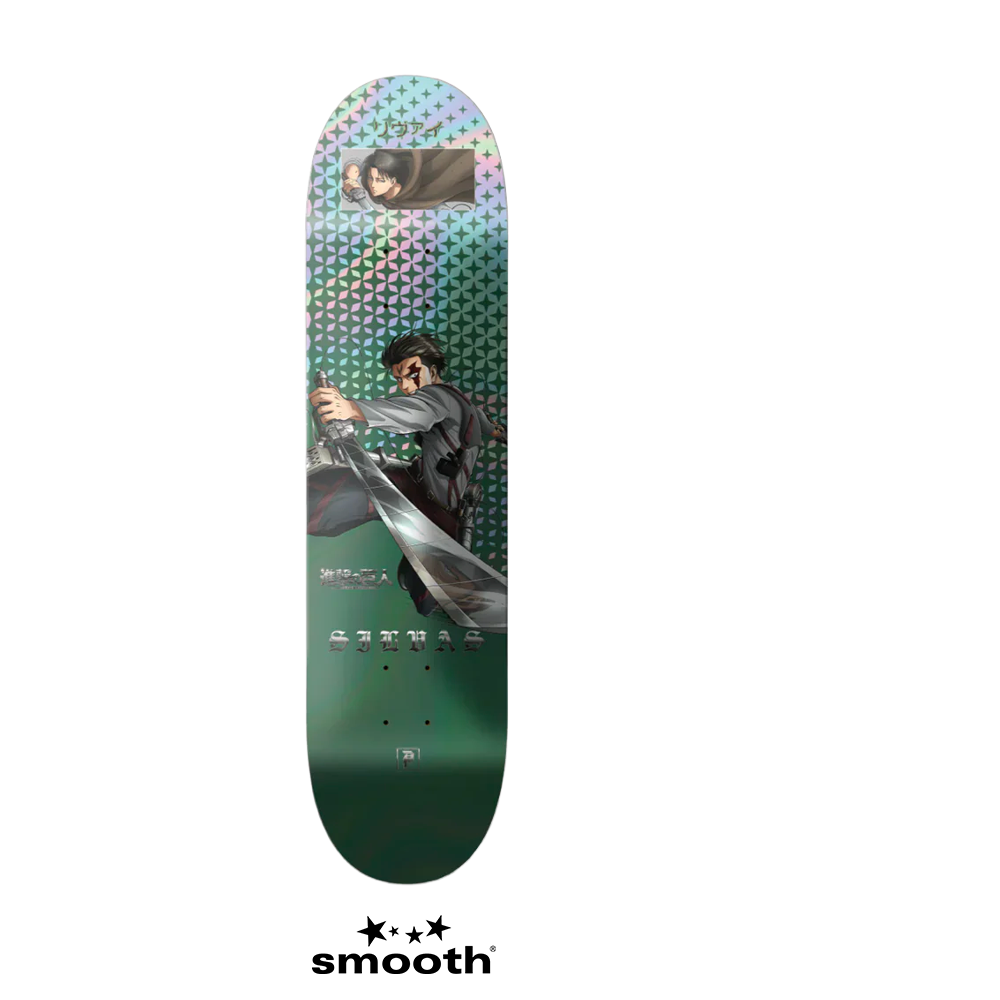 Primitive x Attack On Titan Levi Silvas Deck 8.125'' Green PS24W0003_GRN_8.125