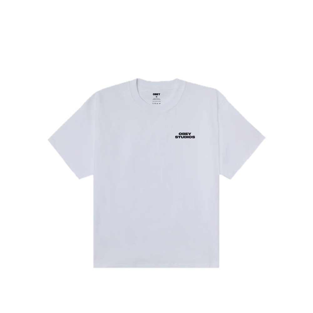 Obey Sky Face Tee White 168024320_WHT