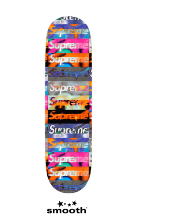 Supreme Distorted Logo Skateboard Black 8.25" SS20SB3_BLK
