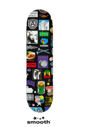 Supreme Stickers Skateboard Black 8.25" SS21SB1