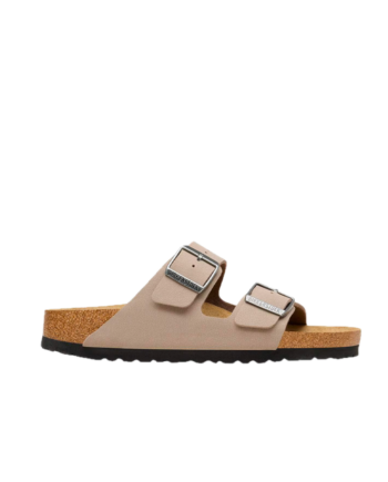 Birkenstock Uni Arizona Birko-Flor Nubuck Gray Taupe 1032070_GTP