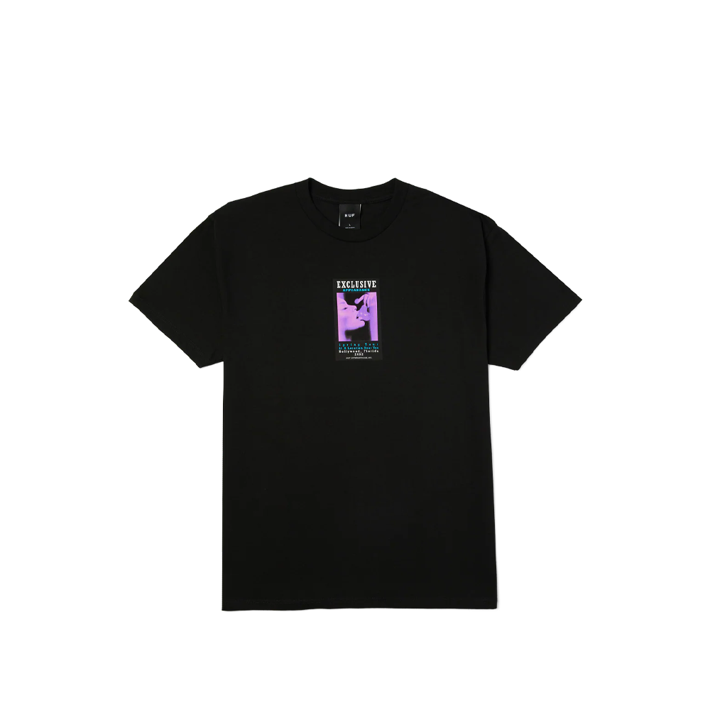 Huf Exclusive Appearance SS Tee Black TS02623_BLK