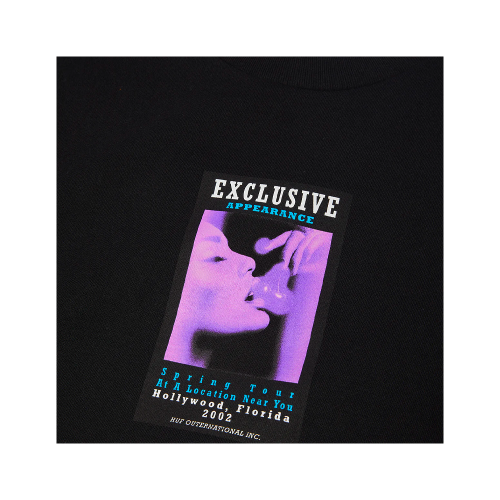 Huf Exclusive Appearance SS Tee Black TS02623_BLK