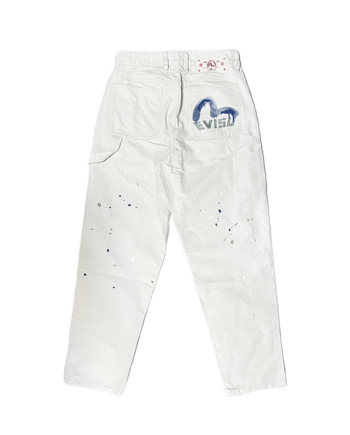 Evisu Cotton Pants Ecru 2ESHTM6PT1128XXCT