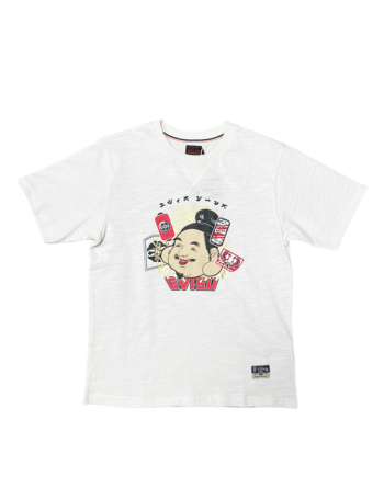 Evisu Godhead Printed T-shirt Ecru 2ESHTM6TS1083XXCT