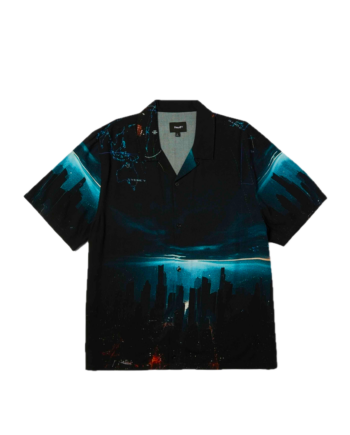 Huf Ground Control Resort Shirt Black BU00261_BLK