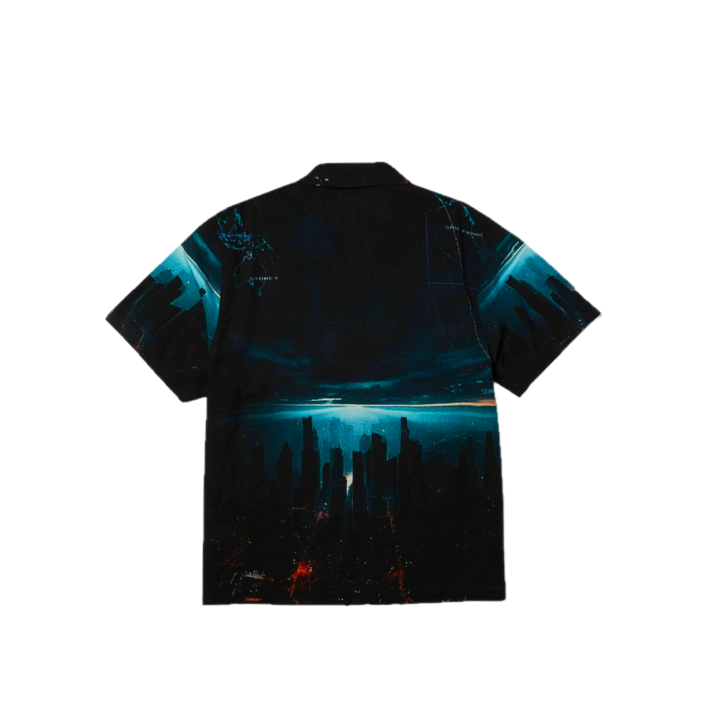 Huf Ground Control Resort Shirt Black BU00261_BLK