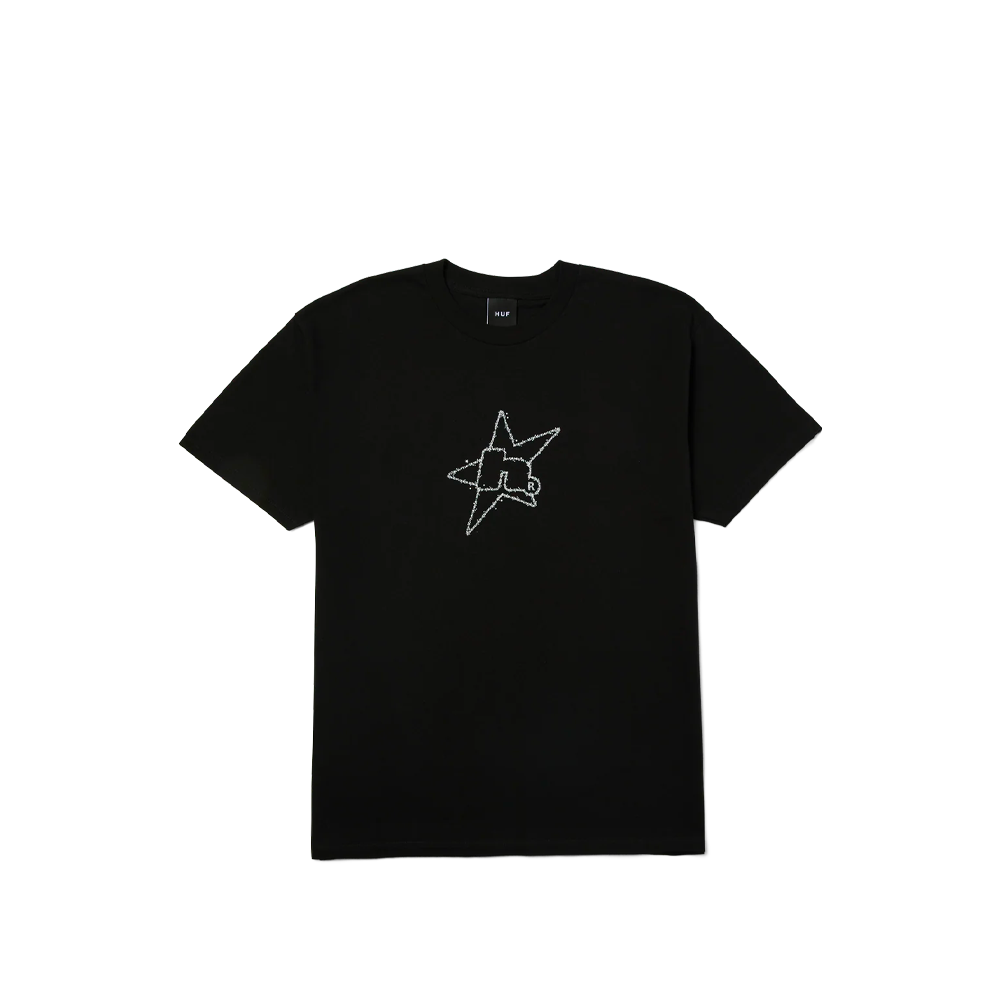 Huf H Star Astral SS Tee Black TS02631_BLK