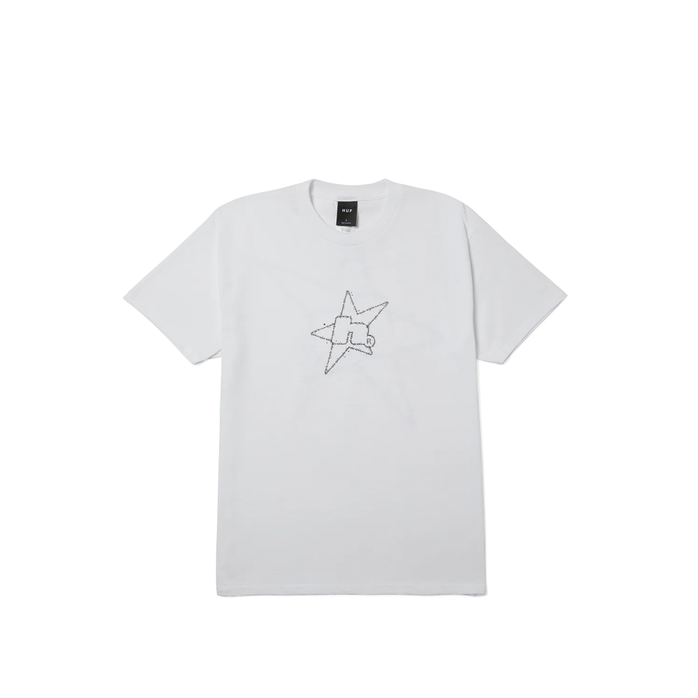 Huf H Star Astral SS Tee White TS02631_WHT