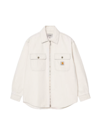 Carhartt Wip Mercer Shirt Jac Mercer Stripe, Graphite / Wax, Bleached I036495_3OK_35