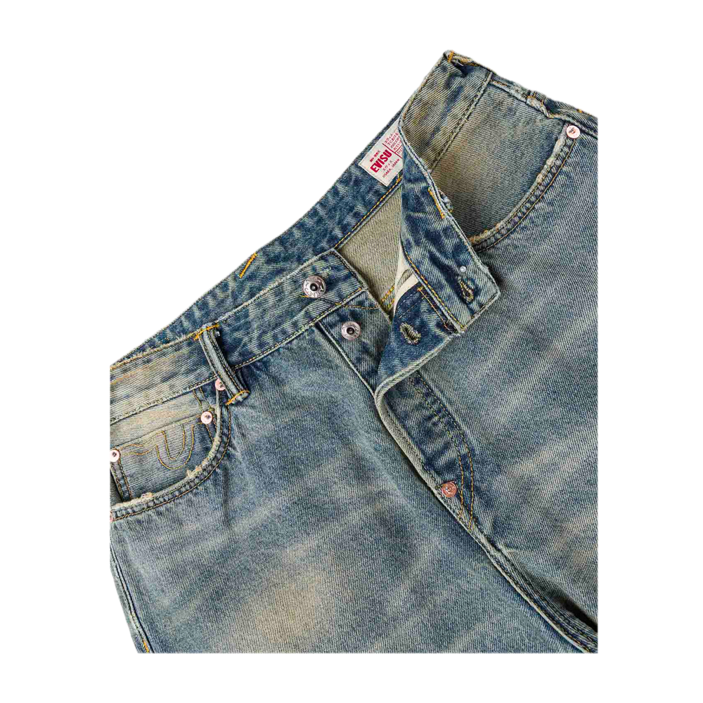 Evisu Multi-pocket style Washing Jeans #2038 Indigo 2ESHTM6JE103938DN