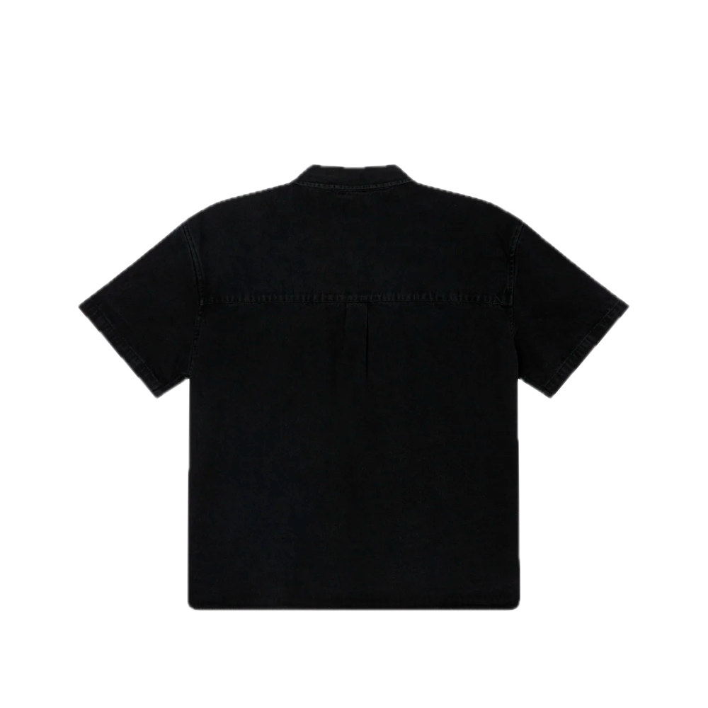 Obey Owens Denim SS Shirt Faded Black 181210451_FBK