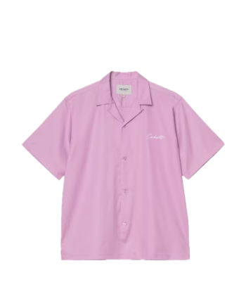 Carhartt Wip S/S Delray Shirt Gentle Purple / White I031465_3N7_XX