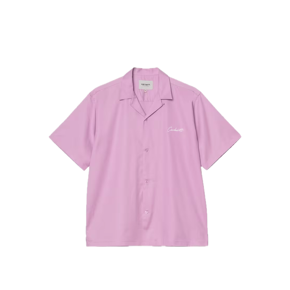 Carhartt Wip S/S Delray Shirt Gentle Purple / White I031465_3N7_XX