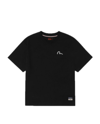 Evisu Seagull Embroidery T-Shirt Black 2EAHTM5TS1183RXCT