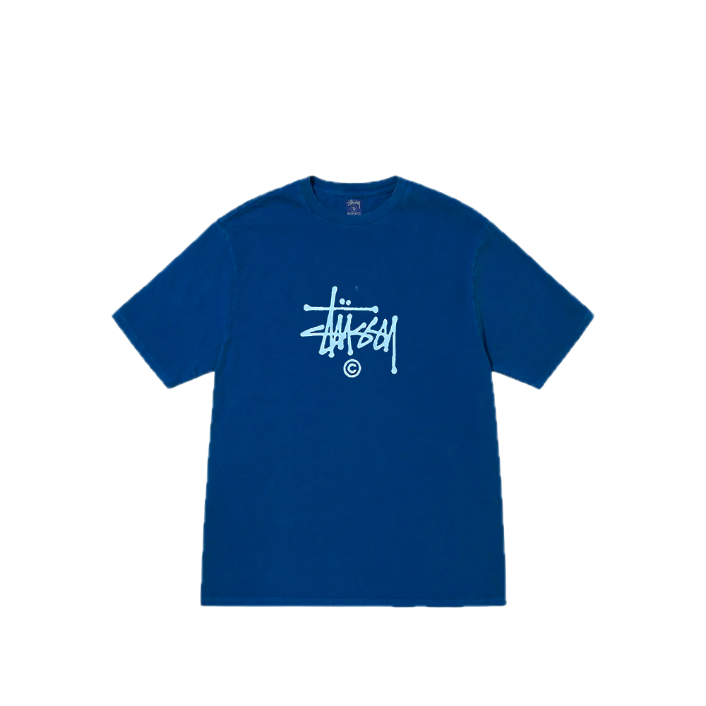 Stussy Logo Tee Blue 0900059_BLE