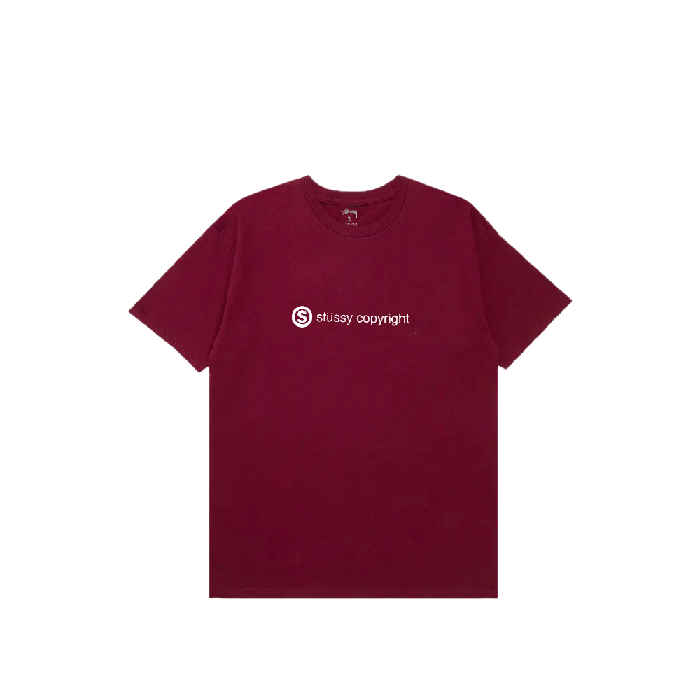 Stussy Copyright Tee Red 0900060_RED