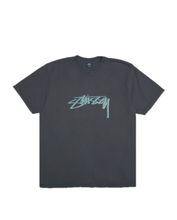 Stussy Smooth Stock Pig. Dyed Tee Black 3903320_BLK