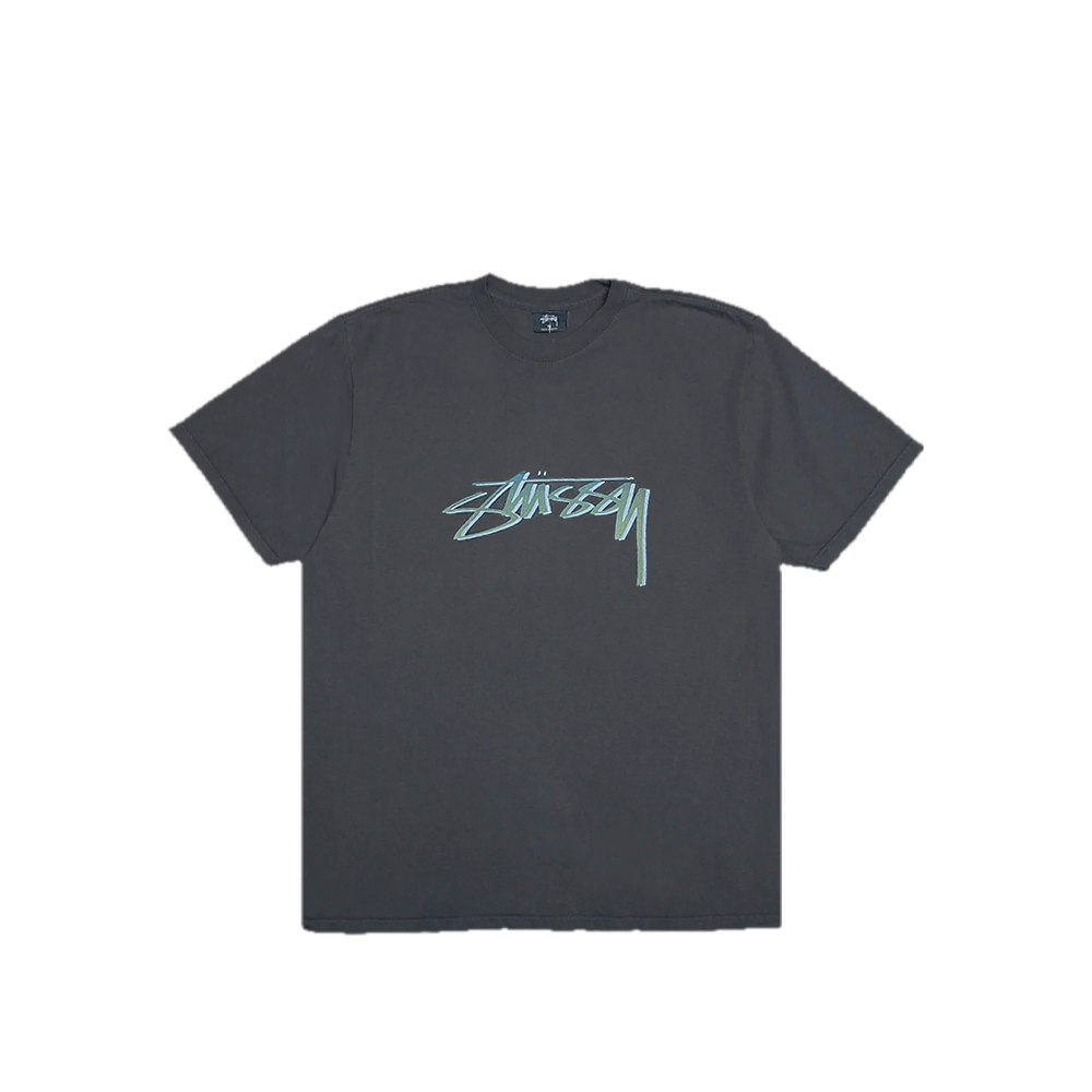 Stussy Smooth Stock Pig. Dyed Tee Black 3903320_BLK