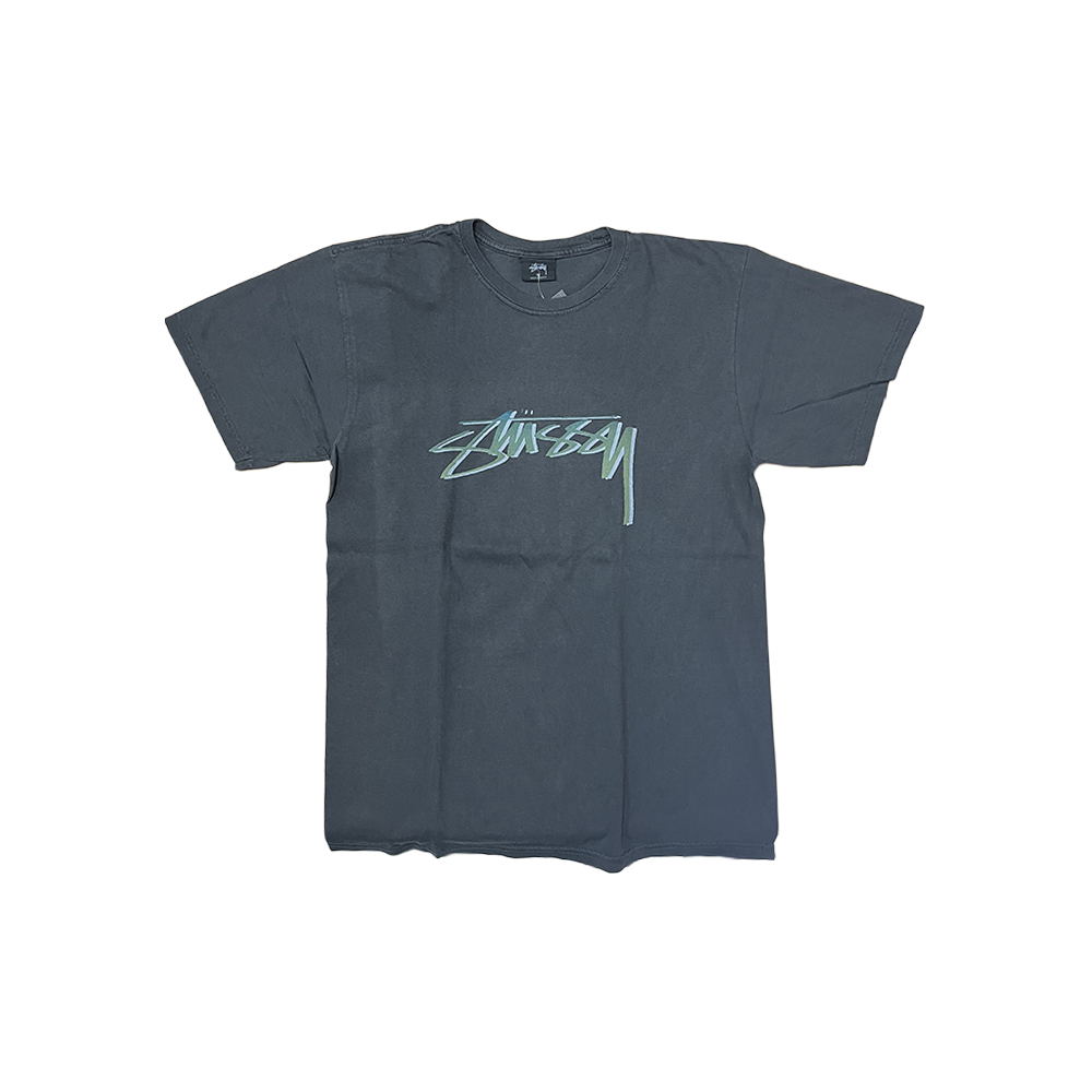Stussy Smooth Stock Pig. Dyed Tee Black 3903320_BLK
