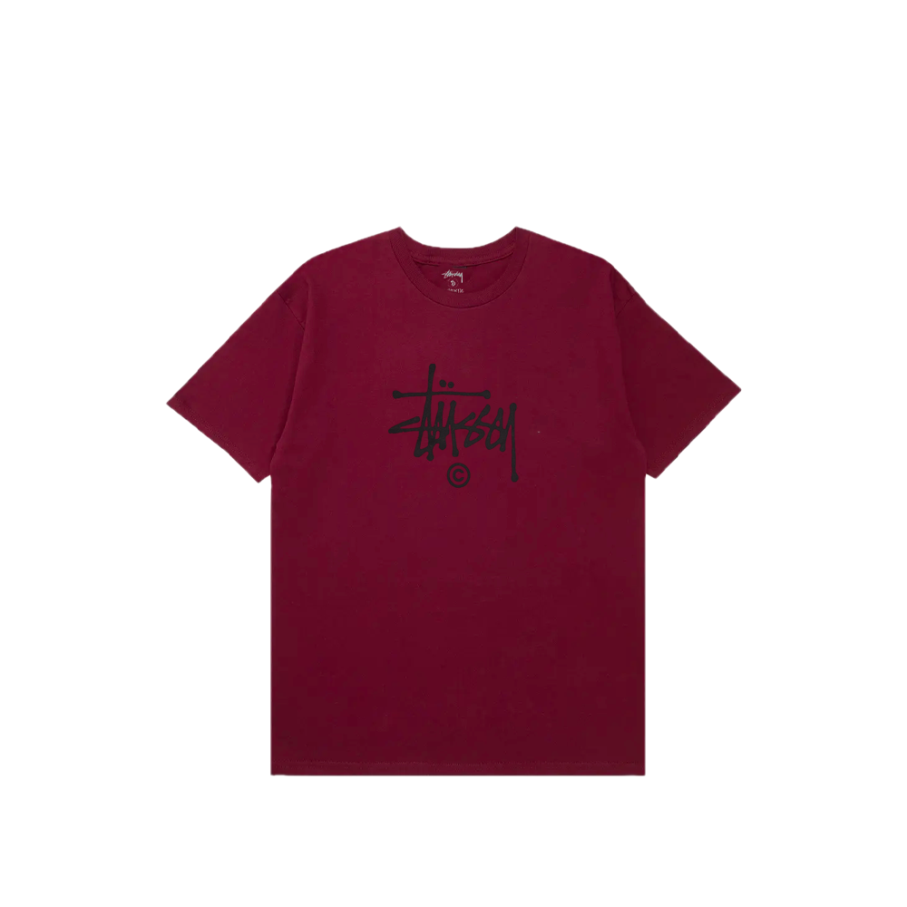 Stussy Logo Tee Red 0900059_RED