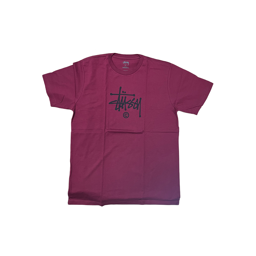 Stussy Logo Tee Red 0900059_RED