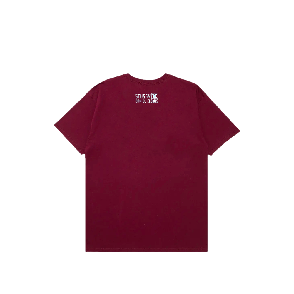 Stussy x Daniel Clowes Space Graphic Tee Burgundy 0900065_BRG