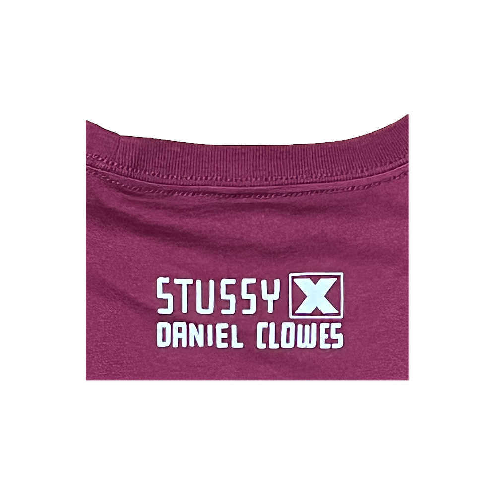 Stussy x Daniel Clowes Space Graphic Tee Burgundy 0900065_BRG