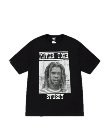 Stussy x Peter Tosh Wanted Tee Black 3902583_BLK