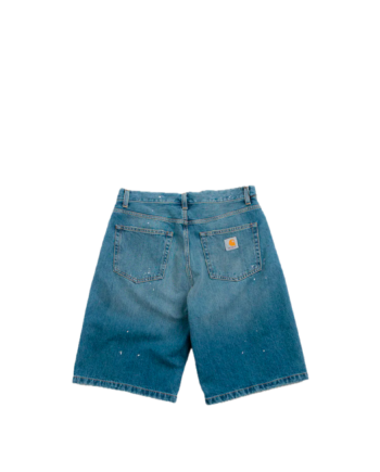 Carhartt WIP Landon Short Blue / Destroy Wash / Splatter I037028_01_EJ