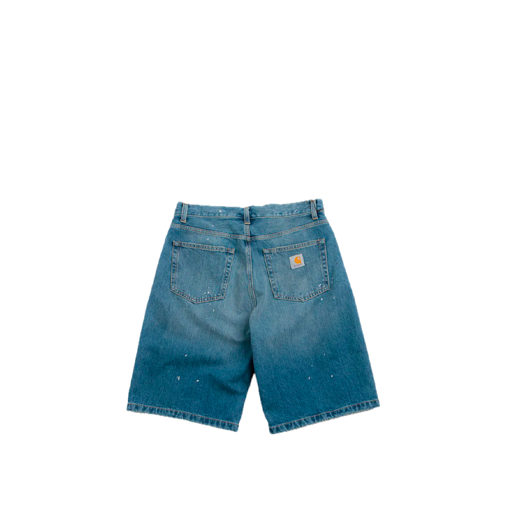Carhartt WIP Landon Short Blue / Destroy Wash / Splatter I037028_01_EJ