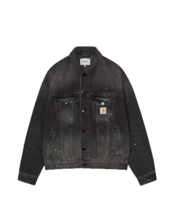 Carhartt WIP Helston Jacket Black / Destroy Wash / Splatter I033352_89_EJ