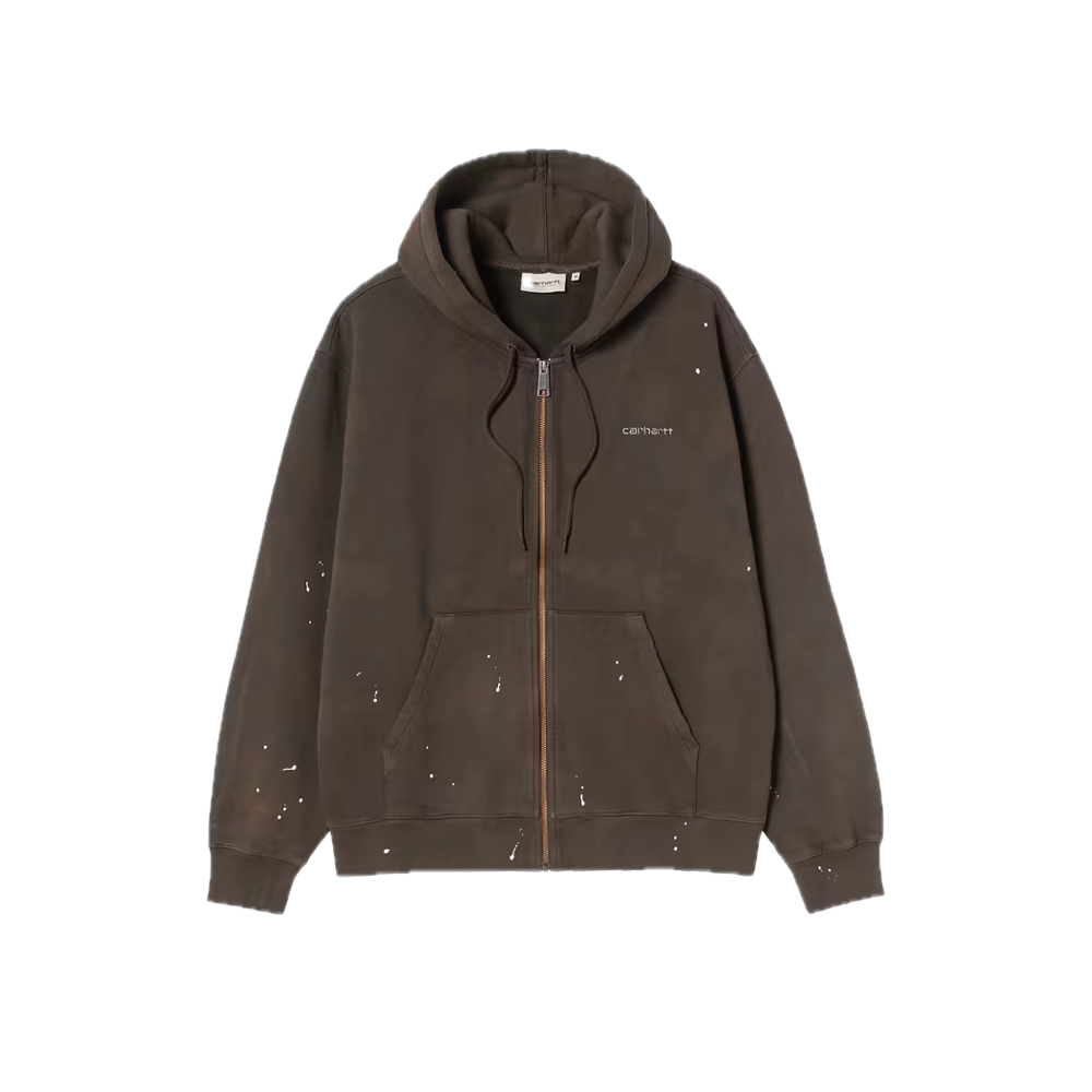 Carhartt WIP Hooded Painter Jacket Tobacco / Destroy Wash / Splatter I036913_47_EJ