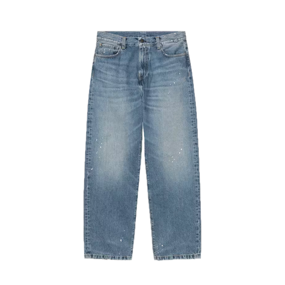 Carhartt WIP Landon Pant Blue / Destroy Wash / Splatter I034733_01_EJ