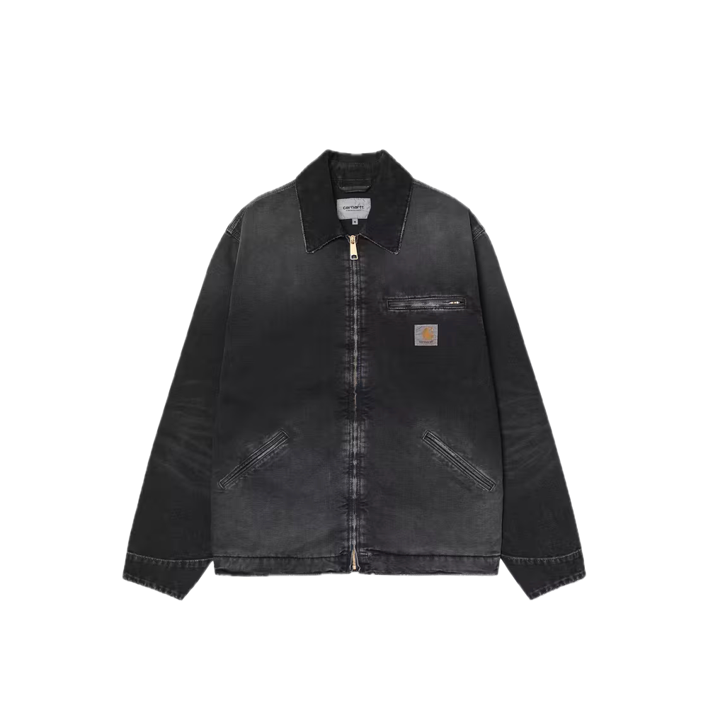 Carhartt WIP OG Detroit Jacket Black / Black / Destroy Wash I035280_00E_17