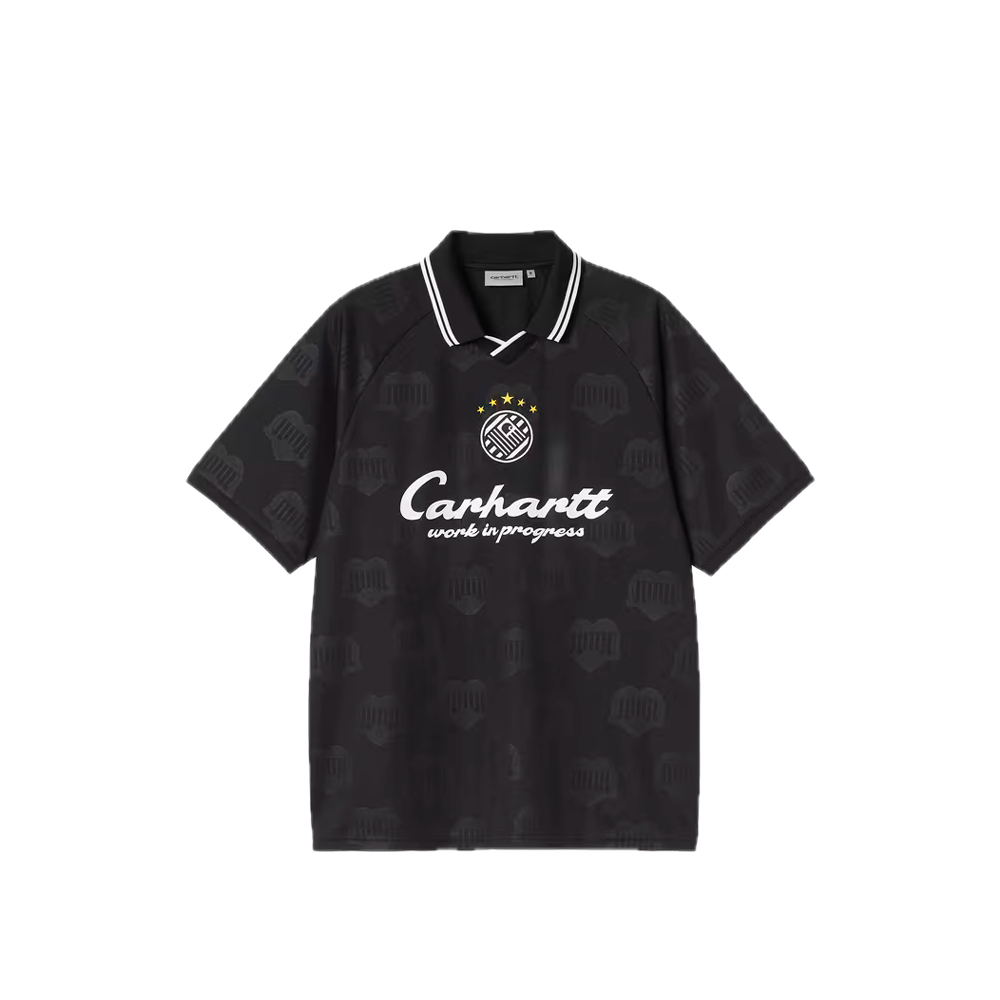Carhartt WIP S/S Terrace Football T-Shirt Heart Train Jacquard / Black I037567_2UF_XX